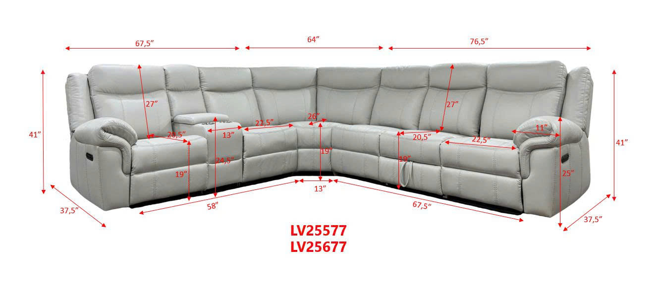 3 Piece Power Reclining Sectional with Power Headrests, Wireless Charging & Pull-Out Storage Drawer - Bone Air Leather